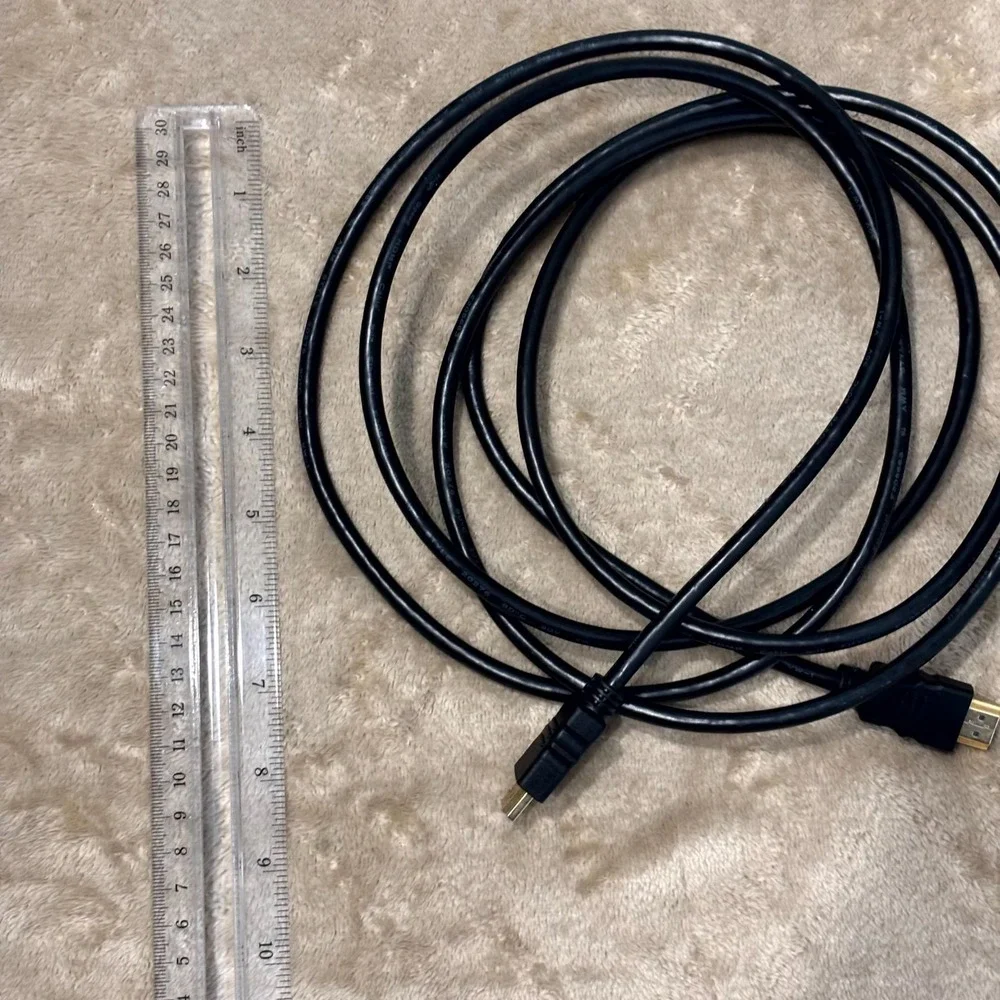 High Speed HDMI Cable 6-10 ft Male to Male HD TV Monitor Video Cord Black Tested
